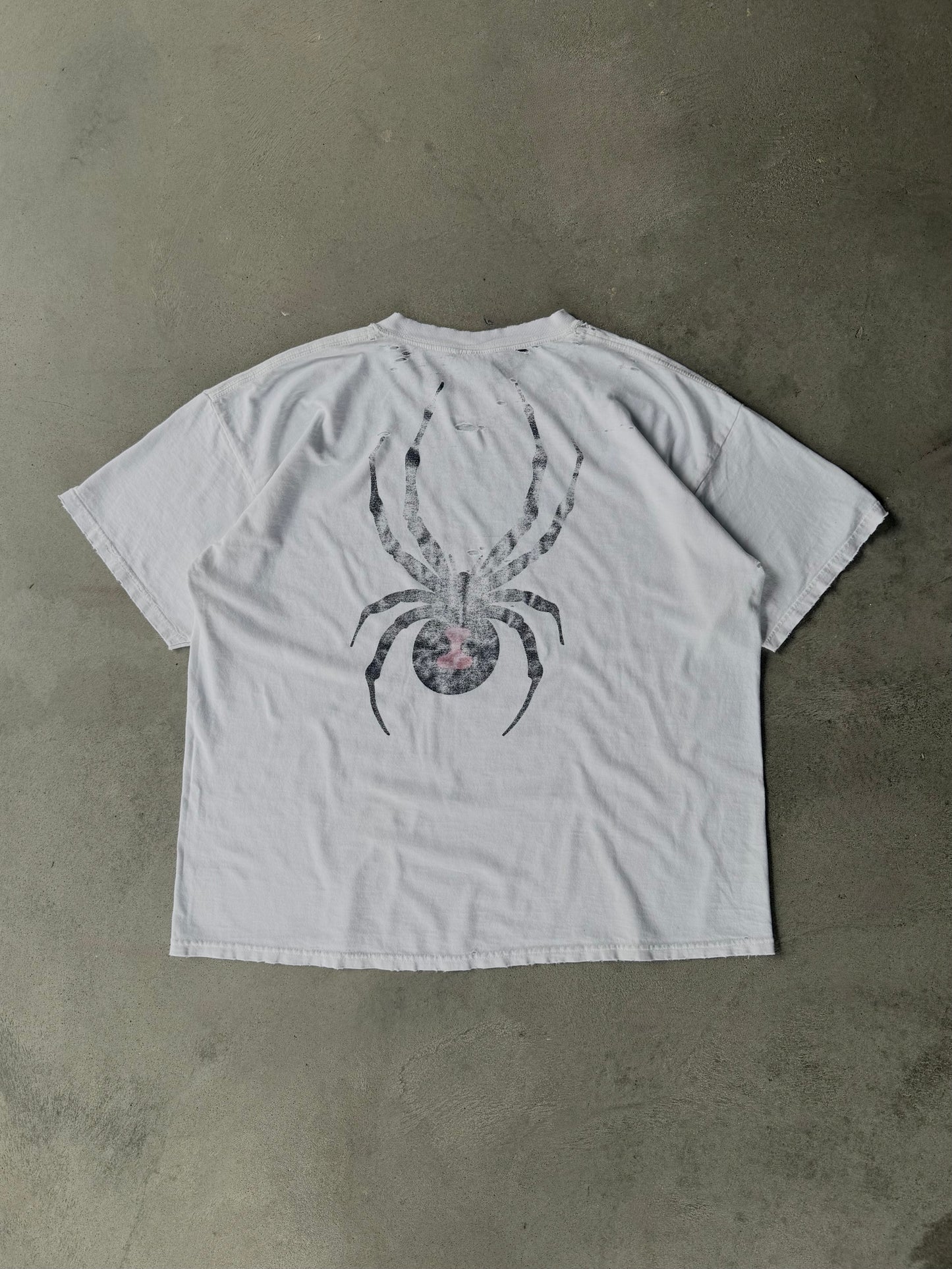 Vintage Distressed Molson Ice Spider Tee - XL