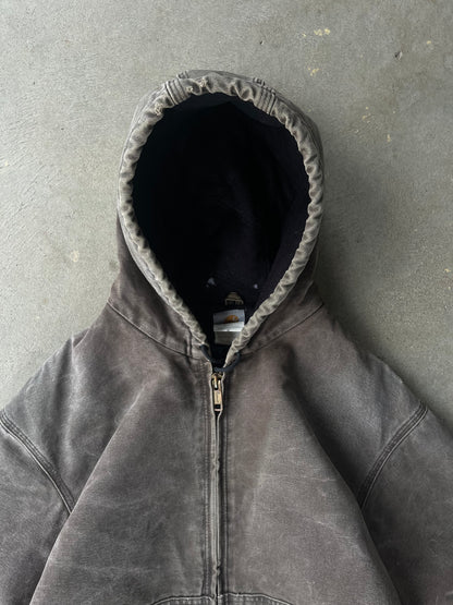 Vintage Distressed Brown Carhartt Jacket  - XL