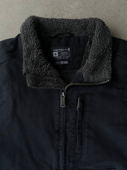 Vintage Carhartt Black Sherpa Lined Vest - M