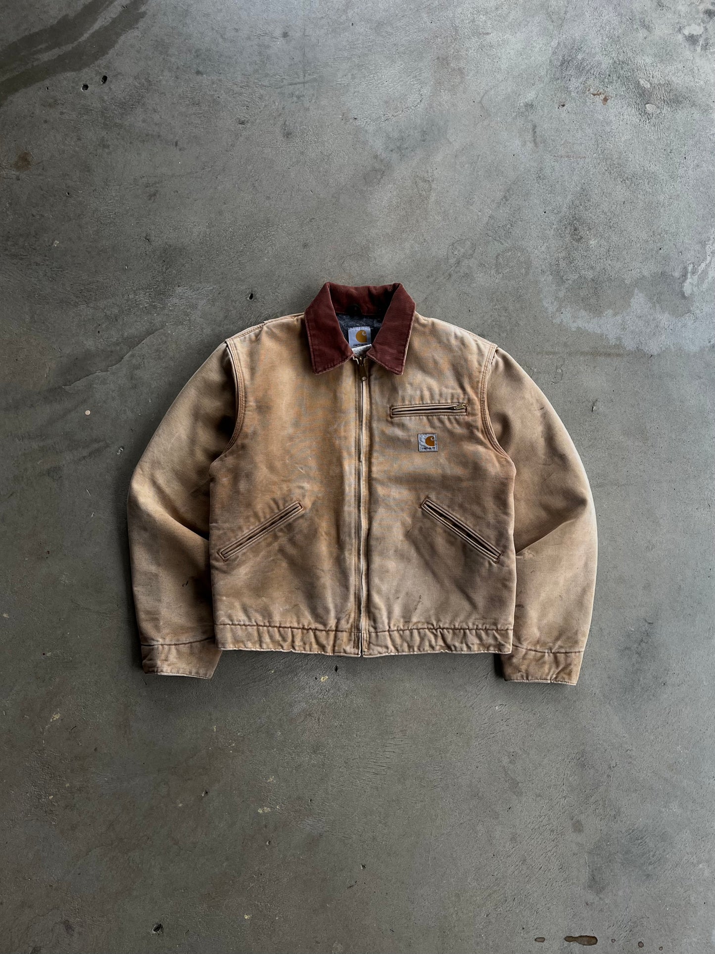 Vintage Faded Distressed Carhartt Detroit Jacket - M