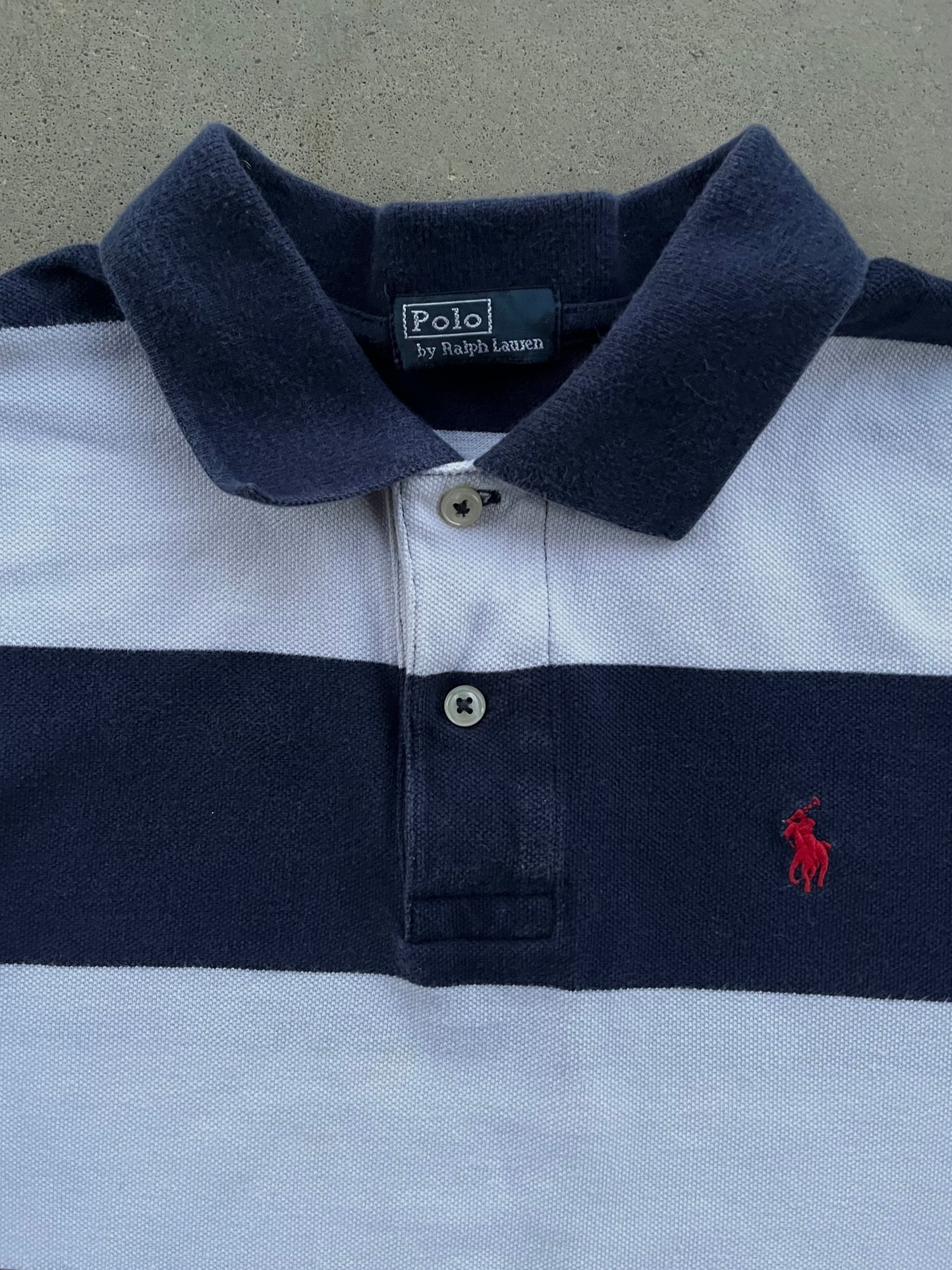 Vintage Ralph Lauren Stripped Polo Shirt - S