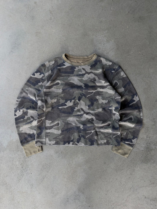 Vintage Camo Thermal Long Sleeve - M