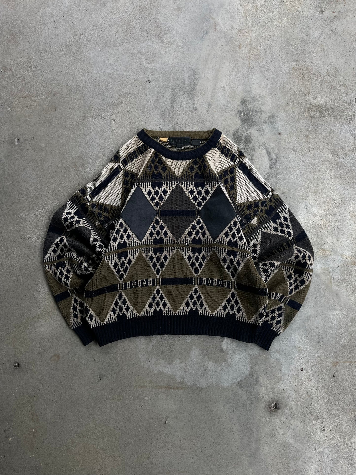 Vintage Maxini Knitted Sweater - L