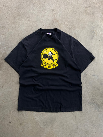 Vintage Subliminal Felix The Cat Tee - L