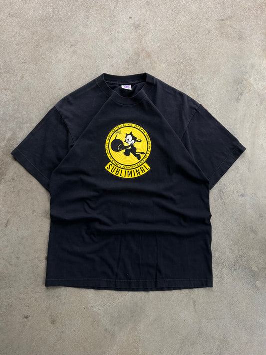 Vintage Subliminal Felix The Cat Tee - L
