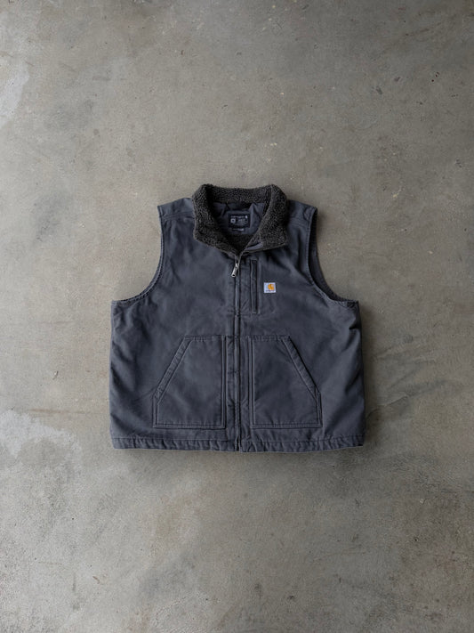 Vintage Carhartt Sherpa Lined Vest - XL