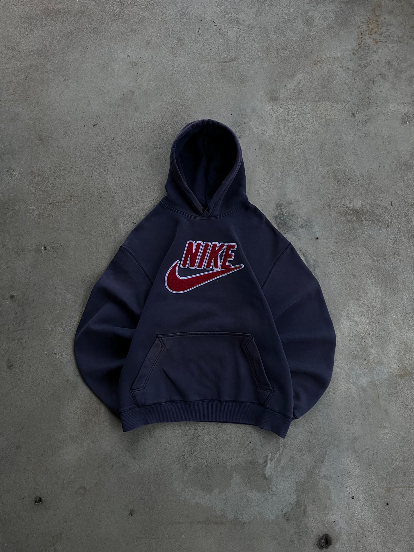 Vintage Nike Center Swoosh Hoodie - L