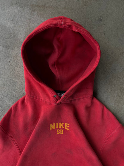 Vintage Nike SB Red Hoodie - M