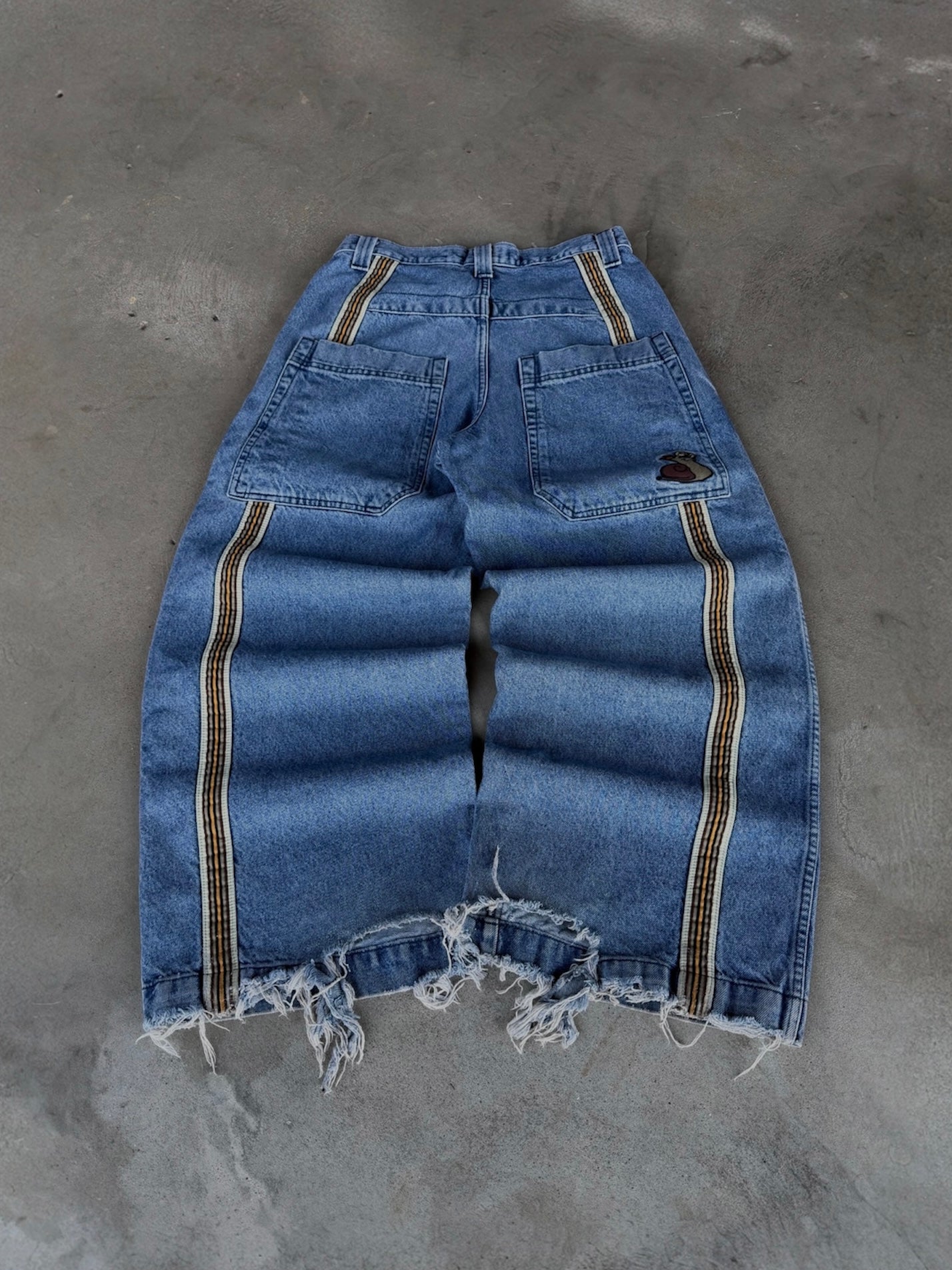 Vintage Rare JNCO Slugs Baggy Jeans - 32x30