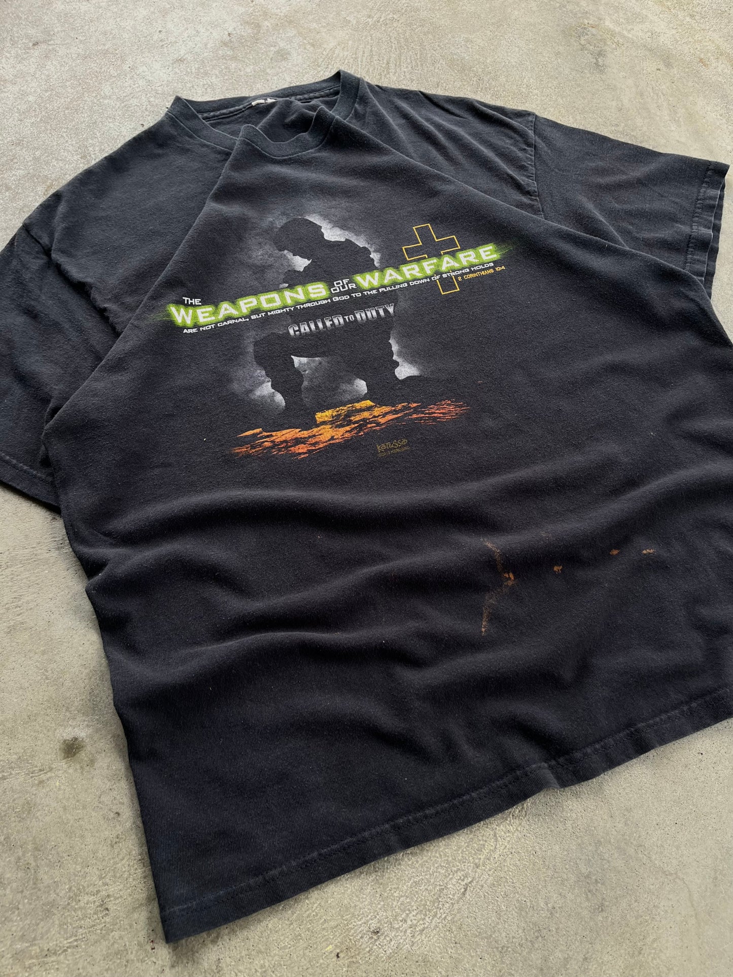 Vintage Call Of Duty Jesus Tee - L