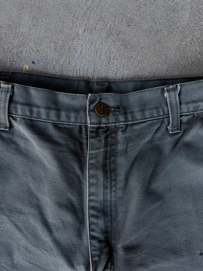 Vintage Faded Distressed Green Carhartt Pants - 36x32