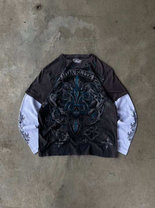 Vintage Y2K MMA Elite Thermal Long Sleeve - L