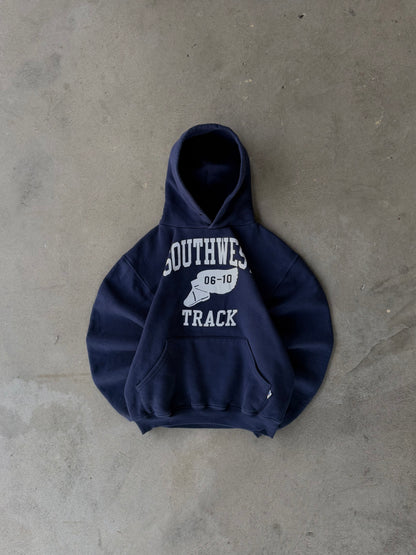 Vintage Russell Athletic Track Hoodie - S