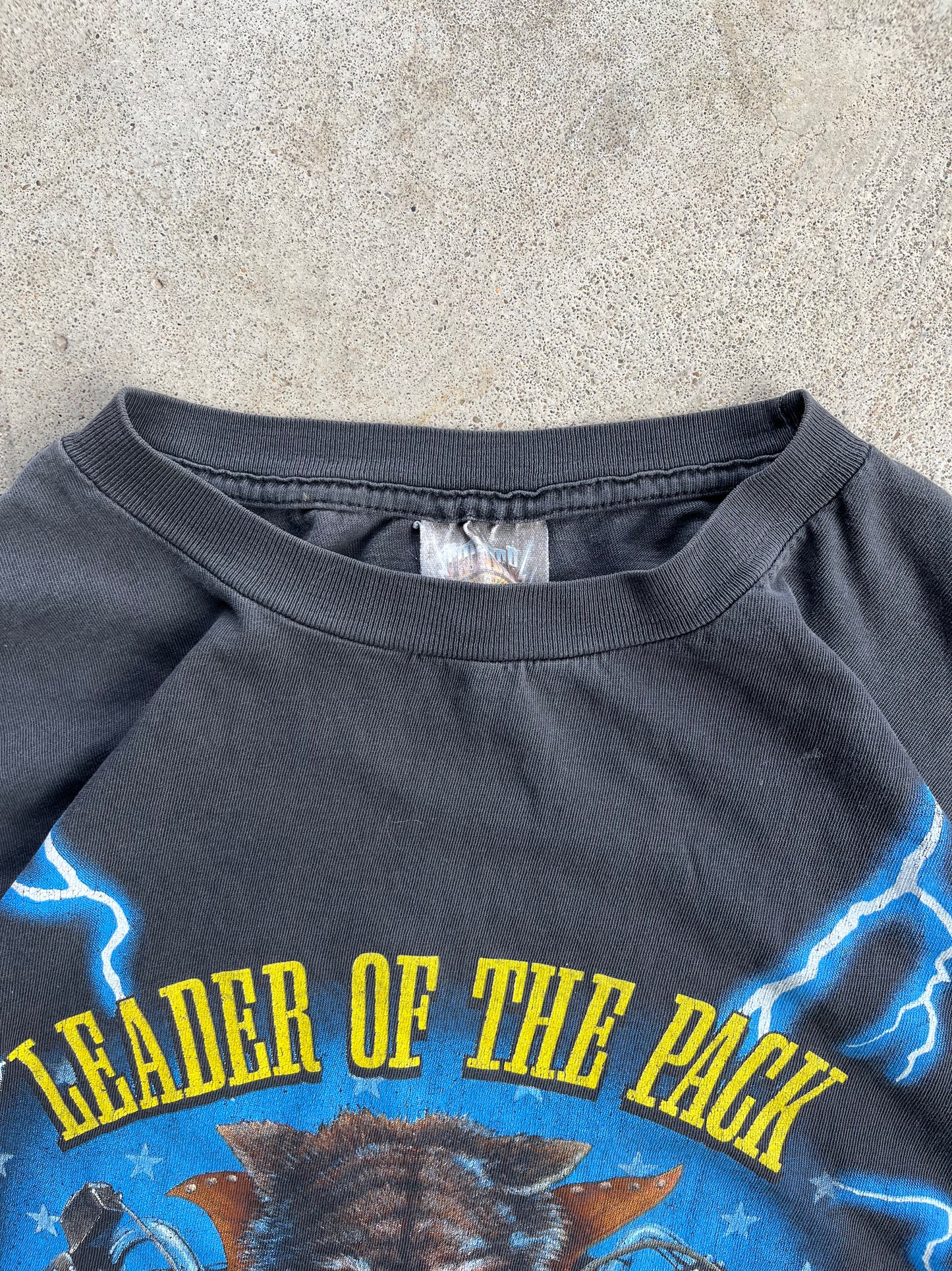 USA Thunder Lightning Biker Tee - XL