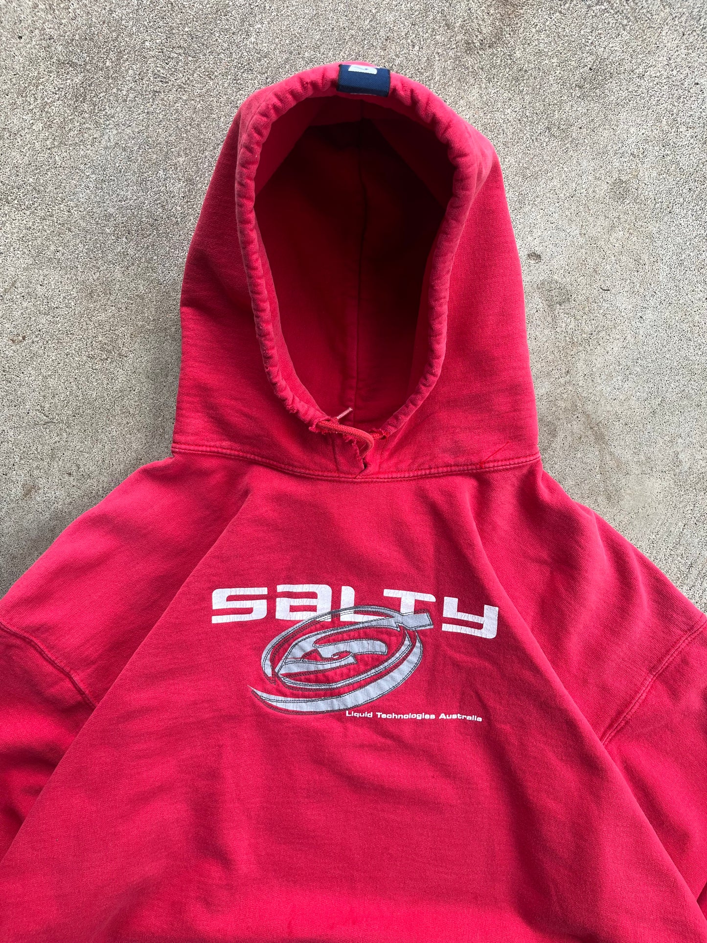 Vintage Salty Surf Hoodie - L