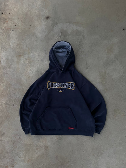 Vintage Quiksilver Embroidered Surf Hoodie - M