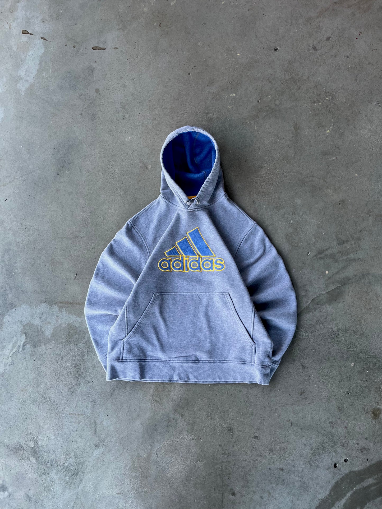 Vintage Adidas Embroidered Hoodie - XL