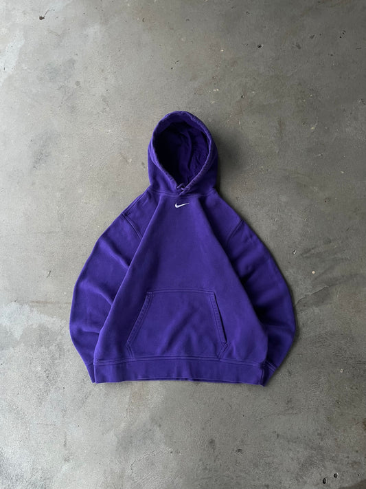 Vintage Nike Center Swoosh Hoodie - L
