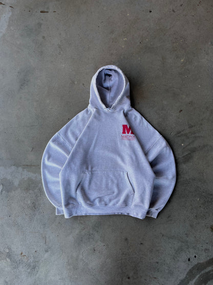 Vintage Matrix Russell Athletic Style Grey Hoodie - XL