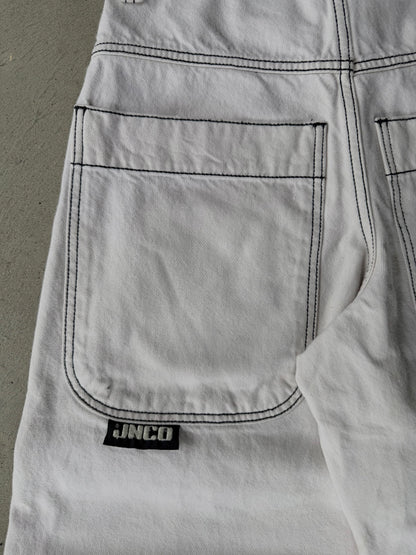 Vintage JNCO Twin Cannon Cream Shorts - 30