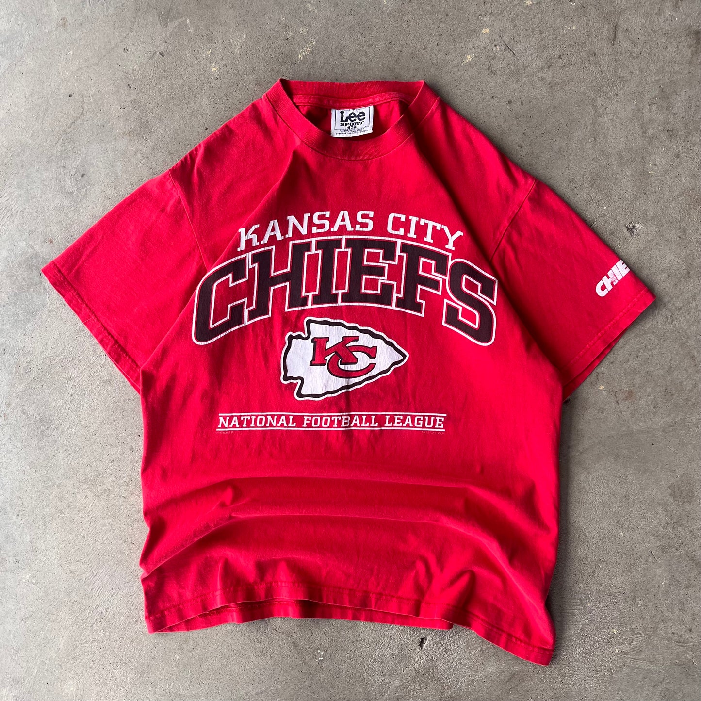 M - Vintage Kansas City Chiefs Lee Sports Tee