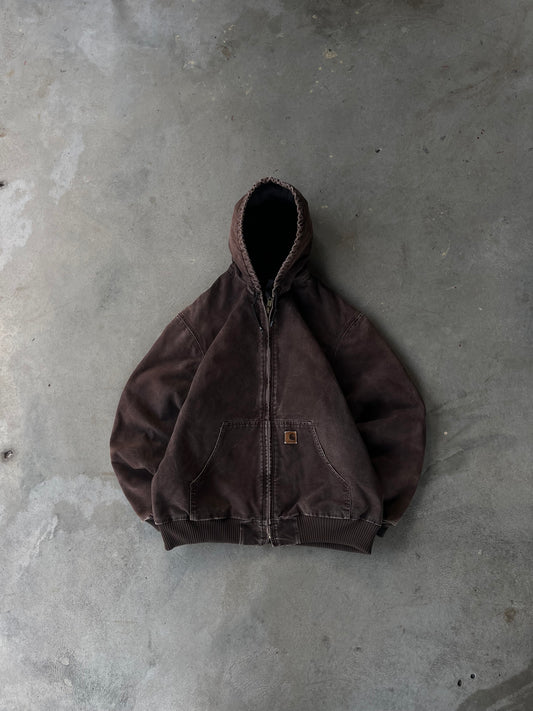 Vintage Faded Brown Carhartt Jacket - XL