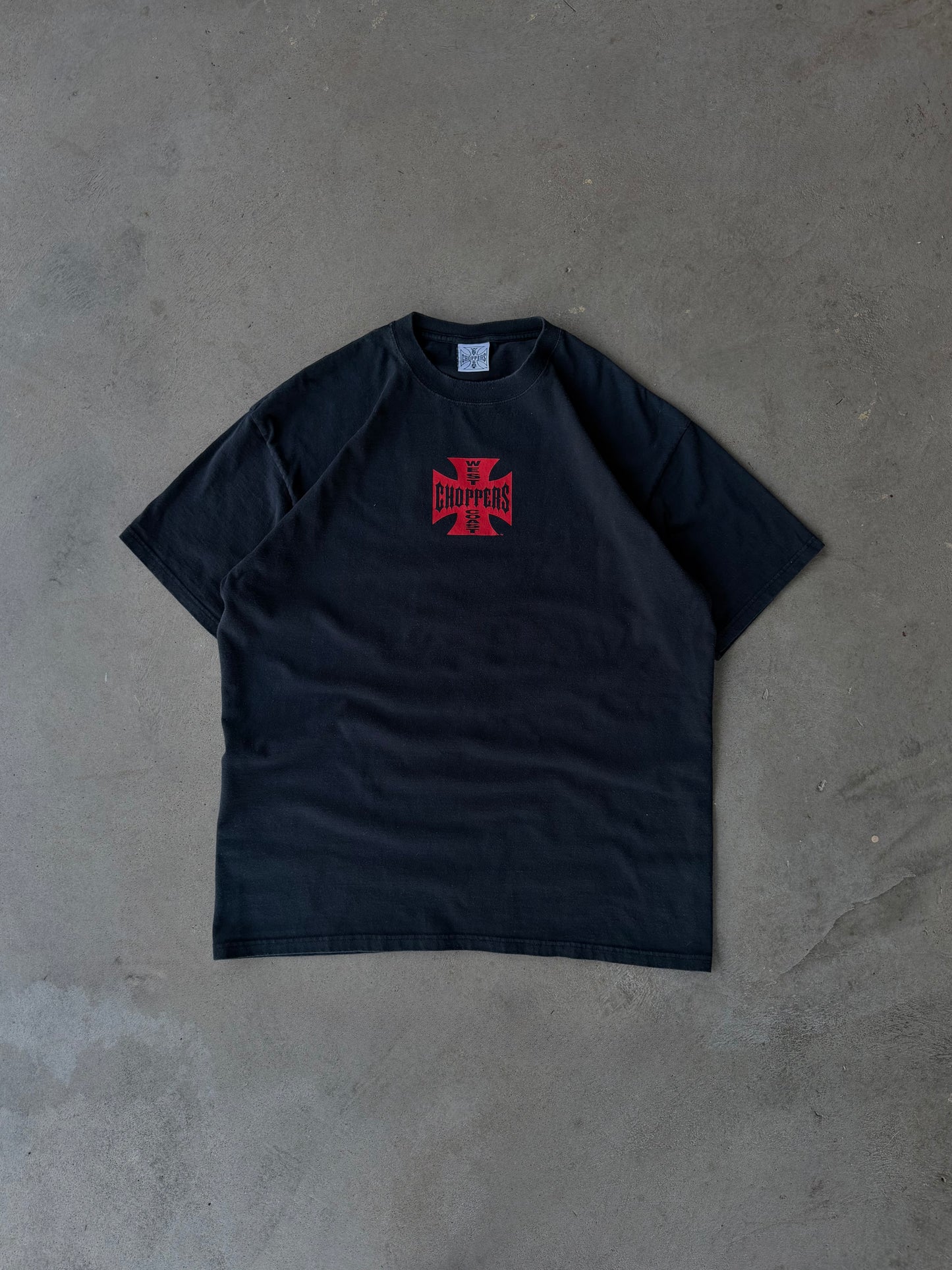 Vintage West Coast Choppers Black & Red Tee - XL