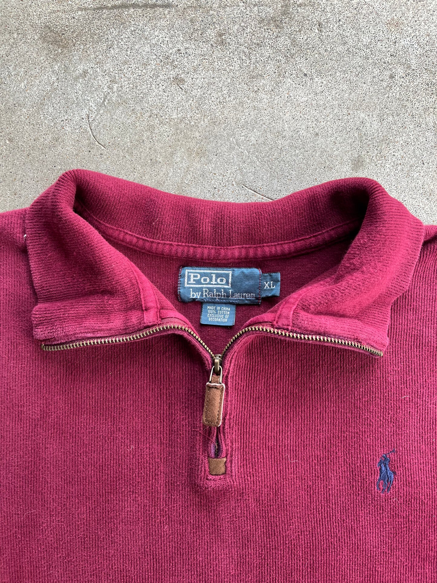 Vintage Polo Ralph Lauren Quarter Zip - XL