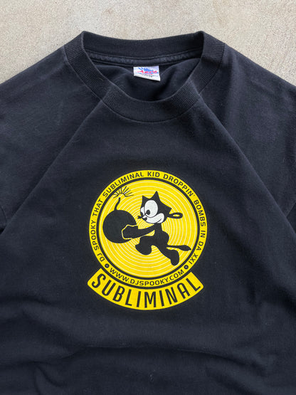 Vintage Subliminal Felix The Cat Tee - L