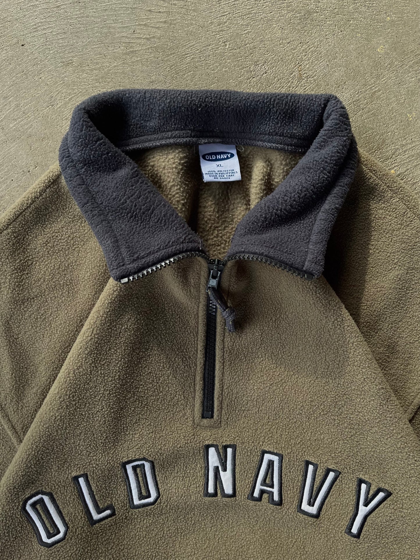 Vintage Old Navy Fleece Quarter Zip - XL