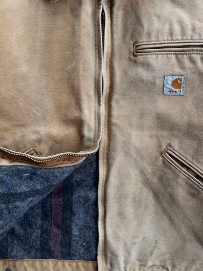 Vintage Faded Distressed Carhartt Detroit Jacket - M